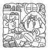 Sách Tô màu Coco Wyo - Giáng Sinh An Lành - Đinh Tị