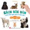 Các em bé động vật - Sách bóc dán phát triển ngôn ngữ và nhận biết - Đinh Tị