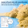 Bộ cát động lực an toàn màu tự nhiên hộp màu xanh mới bản mini nhỏ gọn dễ mang đi - mideer sand play set portable pack