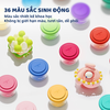 (36 màu) Đồ Chơi Đất Sét Nặn Tự Khô Dùng 1 Lần - Mideer Airy Fun Clay -36 Colors