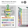 Bút Sáp Màu Lụa Mideer - Vẽ Được Trên Nhiều Vật Liệu - Dễ Dàng Lau Sạch - Mideer Silky Crayon