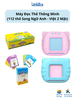 Máy Đọc Thẻ Flashcard Anh -Việt 3 Chế Độ Đọc: Song Ngữ Anh-Việt, Tiếng Việt, Tiếng Anh Kèm Phát Nhạc