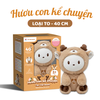 Hươu con kể chuyện áo mũ nâu size 40cm - Tân Việt