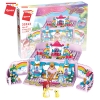 Đồ Chơi Xếp Hình Cho Bé Gái Qman 32013 - Khu Vườn Bí Mật - 301 mảnh ghép