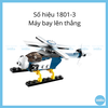 Bộ Xếp Hình 8 trong 1 - Trực Thăng Chiến Đấu - Qman 1801