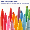 Bút màu acrylic cao cấp 60 màu có túi vải đựng - mideer Acrylic Markers 60 colours
