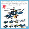 Bộ Xếp Hình 8 trong 1 - Trực Thăng Chiến Đấu - Qman 1801