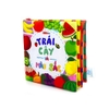 Trái cây và màu sắc - Sách vải sơ sinh nhỏ 12x12 cm Pipo