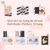 Hộp Combo Sách Vải Cho Bé Sơ Sinh Welcome To The World Box  Có Vỏ Hộp Xinh Xắn - Lalala Baby