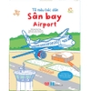 Tô màu bóc dán - Sân bay - Airport
