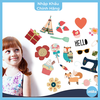 Hình Dán Không Thấm Nước  - Mideer Colourful Stickers - Nhiều chủ đề