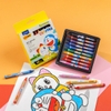 Bút sáp 10 màu hộp giấy hình Doraemon CR-C04/DO 10 màu - colokit Thiên Long