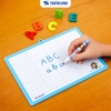 Bộ Bảng học sinh 2 mặt viết phấn và viết lông bảng, kèm 1 bút lông bảng có đầu xóa, phấn và xóa bảng TP-B09/AK - Thiên Long