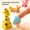 (12 màu) Combo đất sét 12 màu và hộp dụng cụ mideer - đất nặn an toàn cao cấp