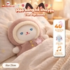 Mèo bông kể chuyện áo mũ nâu mắt xanh size 25cm - Tân Việt