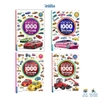 Combo Trọn Bộ 4 Cuốn 1000 Sticker Xe Công Trình - Ô Tô Thể Thao  - Siêu Xe - Xe Ô Tô Thông Dụng - Minh Thắng