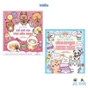 Combo cuốn Sách Thế giới của trà sữa Boba + Bánh Cupcake xinh xắn - Sách tô màu tương tác Tân Việt
