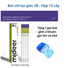 Hộp 12 cây bút chì 2B hình lục giác - Mideer Fine Hex Pencil 2B Green