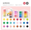 Bút Lông Màu Đầu Tròn, Nguyên Liệu Cao Cấp Can Toàn Cho Bé Từ 2 Tuổi Tập Vẽ Tô Màu Mideer Round-tip Washable Marker - 24 Colours