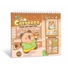 Capybara Thành phố hạnh phúc - Sách bóc dán hình trò chơi tương tác Gáy Lò xo dễ chơi - Minh Thắng