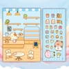Capybara Thành phố hạnh phúc - Sách bóc dán hình trò chơi tương tác Gáy Lò xo dễ chơi - Minh Thắng