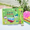 Sách Bé cắt dán và tạo hình - Đôi bàn tay khéo léo - tặng kèm kéo an toàn - Tân Việt