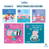 Combo C - 5 sách Thế Giới diệu kì của Peppa Pig: cuộc phiêu lưu nàng tiên cá, học múa bale, đi trượt băng, đi bơi, ngày lễ tình nhân - Tân Việt