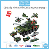 Bộ xếp hình 8 trong 1 Qman 1803 - Chiến Xa Lội Nước - Hàng Chất Lượng Cao 6Y+
