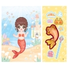 Công Chúa Biển Xanh Dreamy Princess Fashion - Sách bóc dán hình trang phục Gáy Lò xo dễ chơi - Minh Thắng