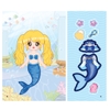 Công Chúa Biển Xanh Dreamy Princess Fashion - Sách bóc dán hình trang phục Gáy Lò xo dễ chơi - Minh Thắng