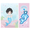 Công Chúa Biển Xanh Dreamy Princess Fashion - Sách bóc dán hình trang phục Gáy Lò xo dễ chơi - Minh Thắng