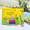 Sách Bé cùng cắt và sáng tạo - Đôi bàn tay khéo léo - tặng kèm kéo an toàn - Tân Việt