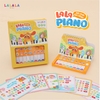 Bộ đồ chơi trẻ em hình đàn piano Lalapiano bằng nhựa, dùng pin - lalala baby