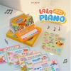 Bộ đồ chơi trẻ em hình đàn piano Lalapiano bằng nhựa, dùng pin - lalala baby