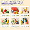 (12 màu) Đồ Chơi đất sét nặn nhiều lần, nguyên liệu bột gạo an toàn không dính tay mideer Mellow Dough 12colours