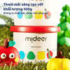 (6 màu) Đồ Chơi đất sét nặn nhiều lần, nguyên liệu bột gạo an toàn không dính tay mideer Mellow Dough -6 colours