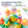 Bộ xếp hình khối vườn xoay Mideer Rotating Garden Puzzle Blocks