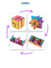 Đồ chơi rubik QY3105: biến hình vô định