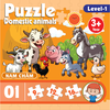 (Level 1)Đồ chơi ghép hình puzzle - miếng ghép tranh bằng nam châm không lo rơi - Hiệu Foxi