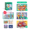 Đồ chơi ghép hình puzzle cấp độ 4 - chủ đề Giao Thông - Mideer Level up 4 Transportation MD1481