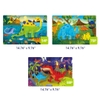 Đồ chơi ghép hình puzzle cấp độ 4 chủ đề Khủng Long - Mideer Level up 4  Dinasour's world MD1484