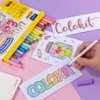 Bút lông màu rửa được washable fiber pens - 20 màu Pastel - SWM-C008 20 màu - colokit Thiên Long