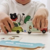Bộ Ghép Tranh Xe Cộ Phương Tiện Giao Thông mẫu mới từ 2 tuổi My First Artist Puzzle - Busy Cars Mideer