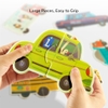 Bộ Ghép Tranh Xe Cộ Phương Tiện Giao Thông mẫu mới từ 2 tuổi My First Artist Puzzle - Busy Cars Mideer