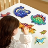 Bộ Ghép Tranh Khủng Long mẫu mới từ 2 tuổi My First Artist Puzzle - Cute Dinasour Mideer