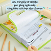 Tập đựng hồ sơ nhiều năng khoá dán cho bé đựng tài liệu, giấy vẽ tranh - Mideer Accordion Folder