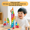 Xếp hình nam châm ánh sáng 66 miếng loại nhỏ mideer COLORFUL MAGNETIC TILES- Mini CollectionXếp hình nam châm ánh sáng 66 miếng loại nhỏ