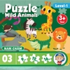 (Level 1)Đồ chơi ghép hình puzzle - miếng ghép tranh bằng nam châm không lo rơi - Hiệu Foxi