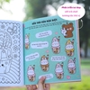 Combo cuốn Sách Thế giới của trà sữa Boba + Bánh Cupcake xinh xắn - Sách tô màu tương tác Tân Việt
