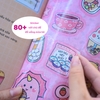 Combo cuốn Sách Thế giới của trà sữa Boba + Bánh Cupcake xinh xắn - Sách tô màu tương tác Tân Việt